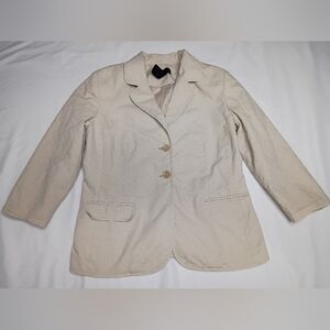 Attention Cream Jean Jacket